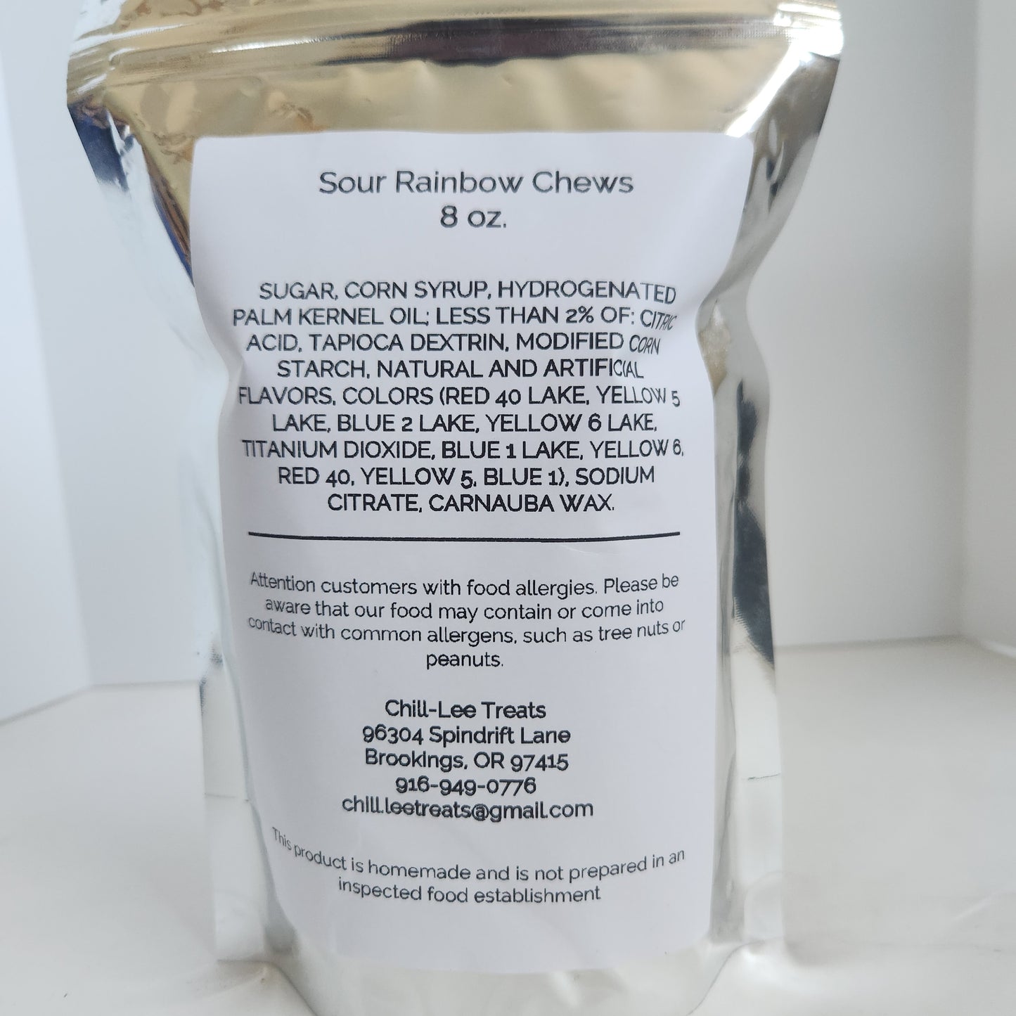 Sour Rainbow Chews 8oz.