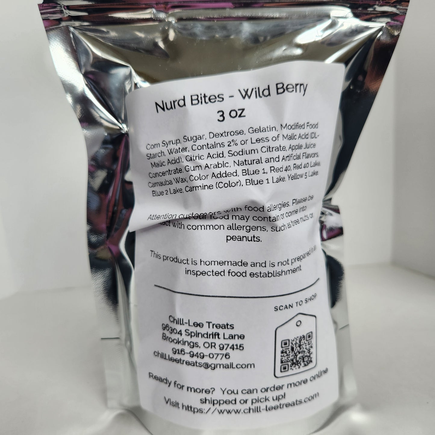 Nurd Bites - Wild Berry 3oz